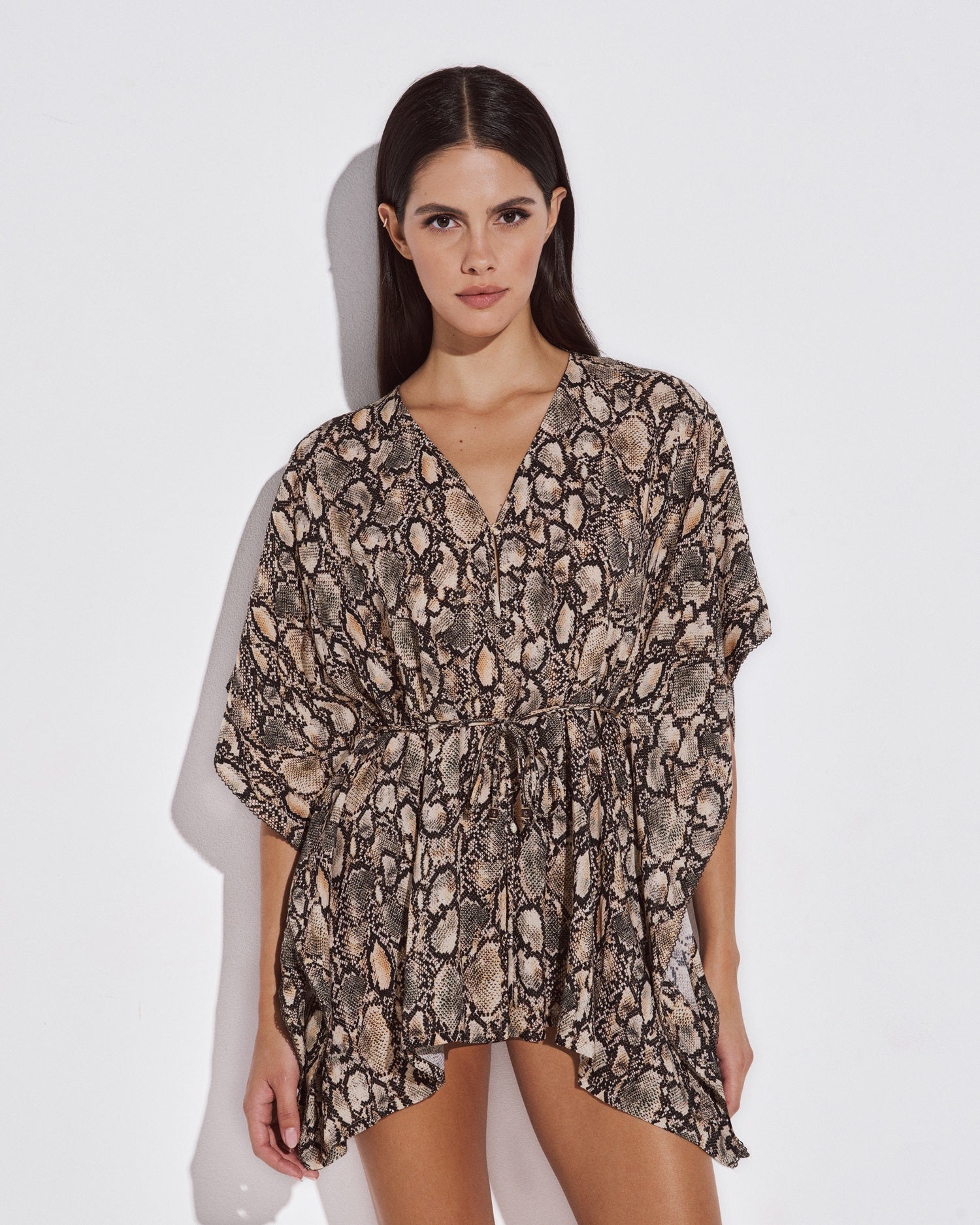 Cover Up Tunic with Tie - Mini