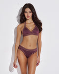 Thalassa Bikini Slip Bottom with Crocheted Border