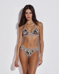 Kyma Bikini Slip Bottom with Crocheted Border